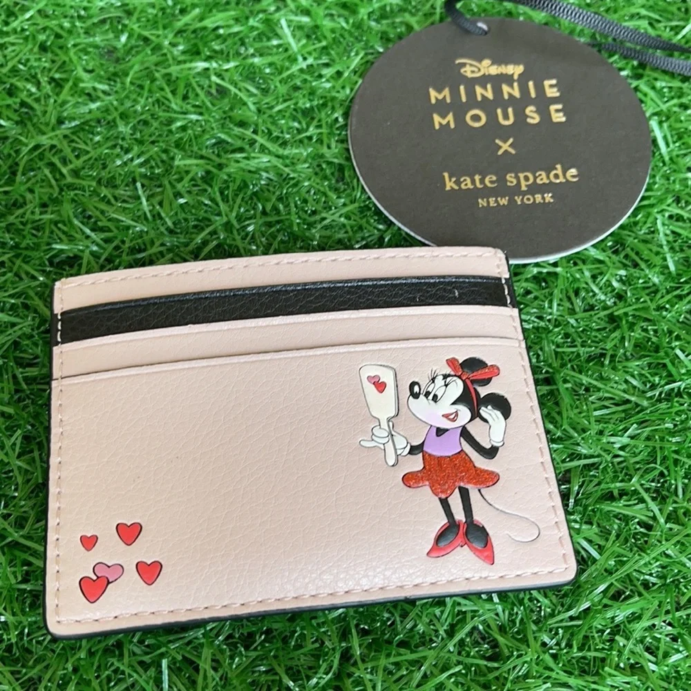 disney x kate spade new york minnie sm cardholder